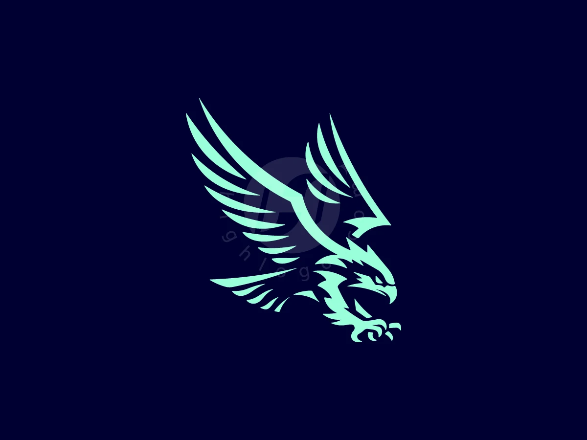 Skybound Eagle Crest Logo - Sports Logo design by M zahid for sale on Highlogo