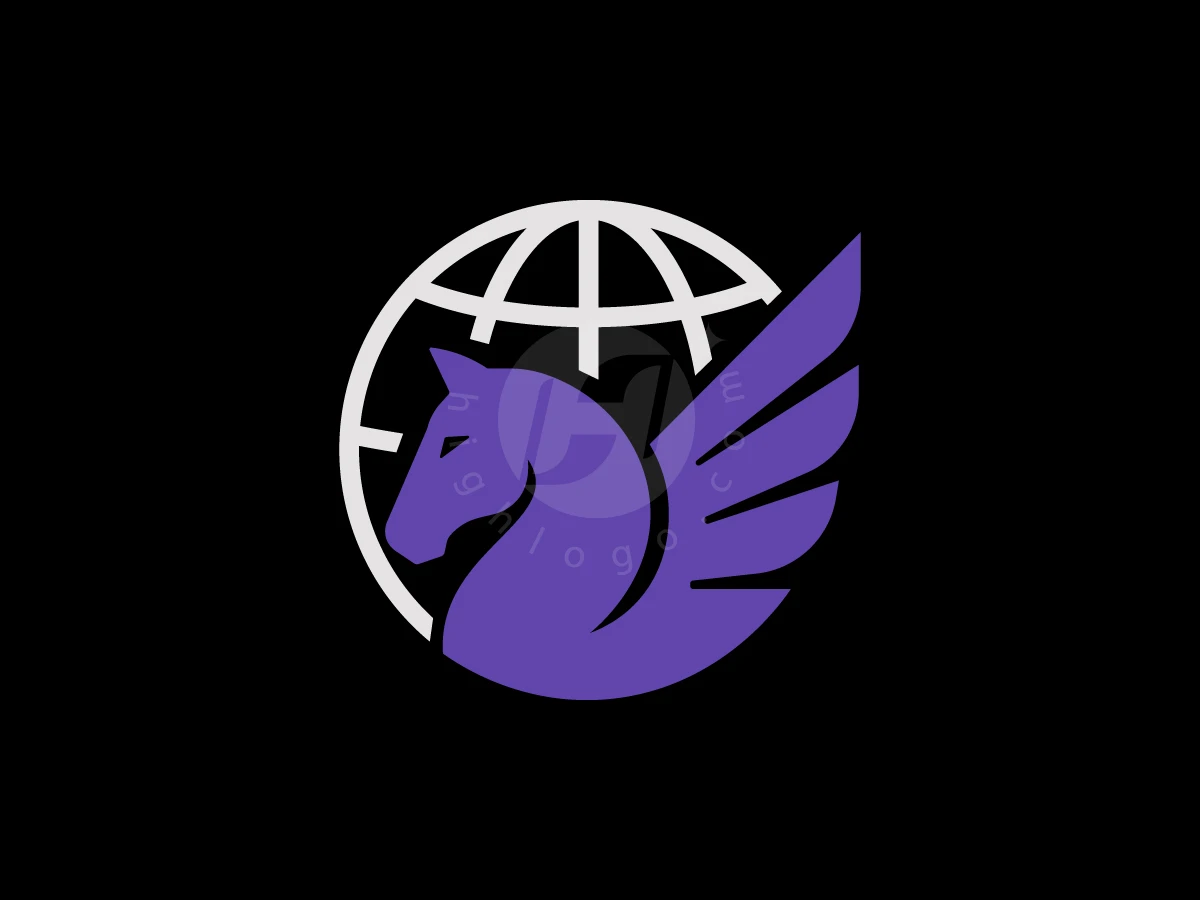 Global Pegasus Logo - Organizations Logo design by M zahid for sale on Highlogo