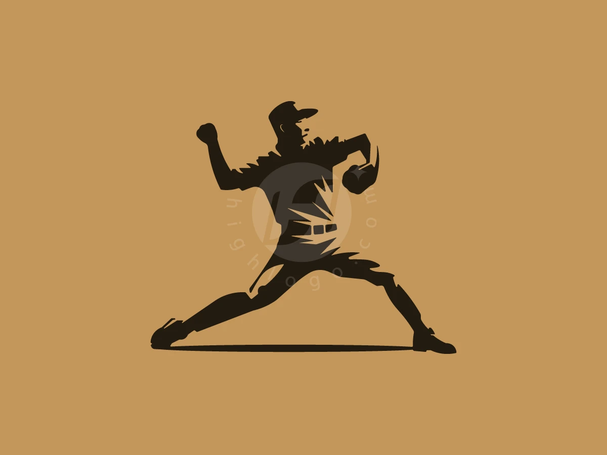 Baseball Pitcher Logo - Sports Logo design by M zahid for sale on Highlogo