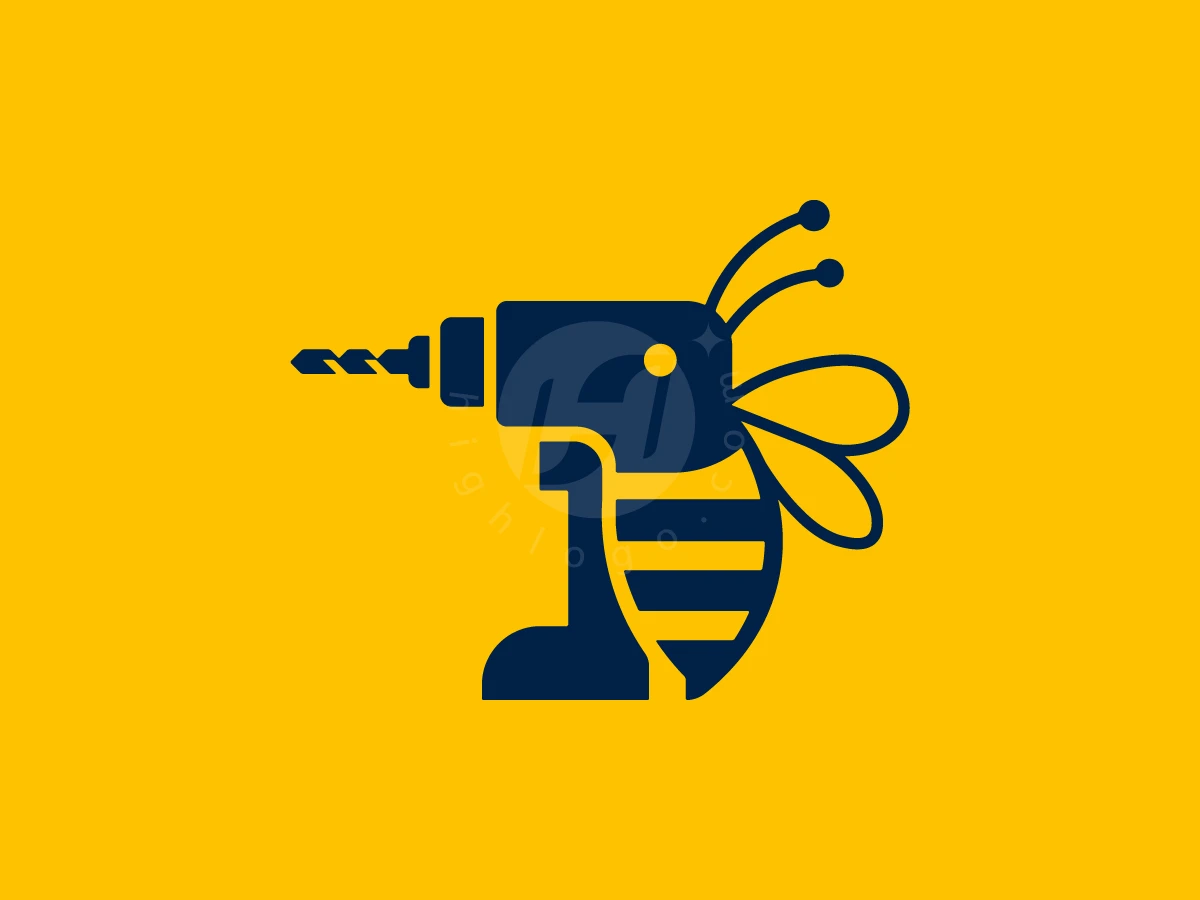 Innovation Bee Drill Power Logo - Logo Logo design by M zahid for sale on Highlogo
