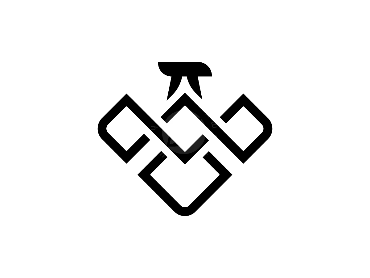 Soaring Eagle Minimal Logo - Abstract Logo design by M zahid for sale on Highlogo