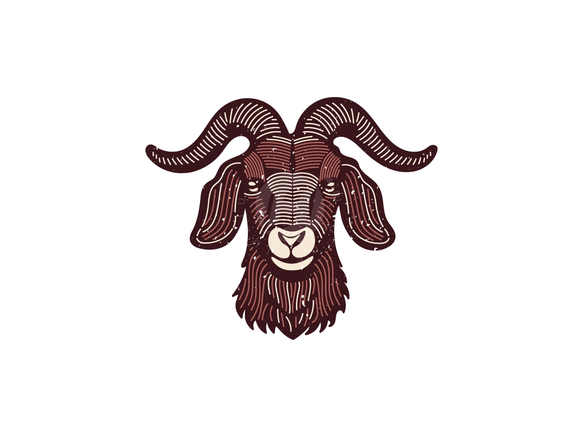 Vintage Goat Logo Design - Animal Logo design by M zahid for sale on Highlogo