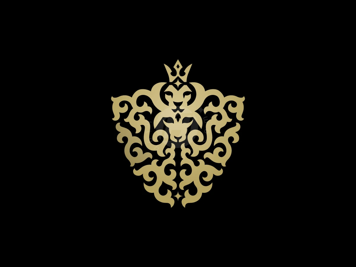 Royal Bull Lion Crest Logo - Animal Logo design by M zahid for sale on Highlogo