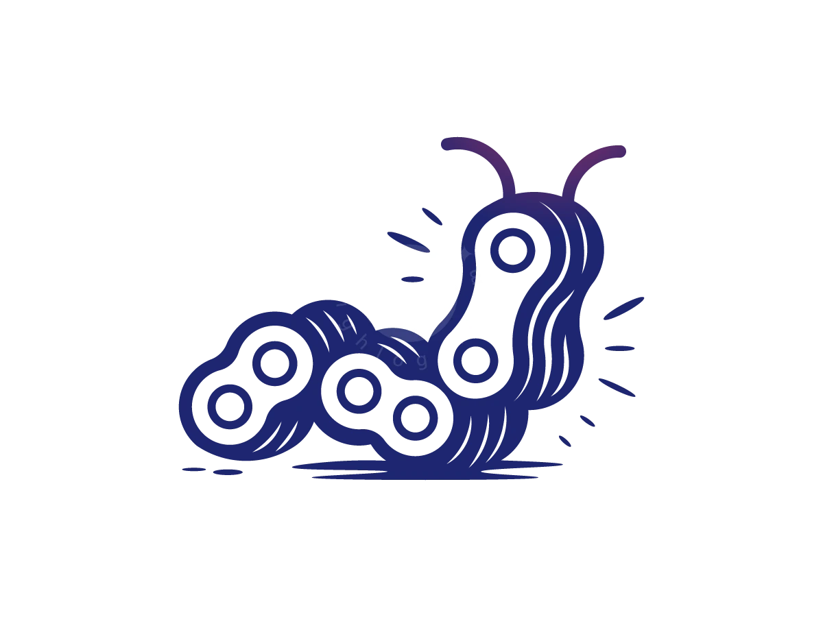 Chaincaterpillar Precision Logo - Abstract Logo design by M zahid for sale on Highlogo