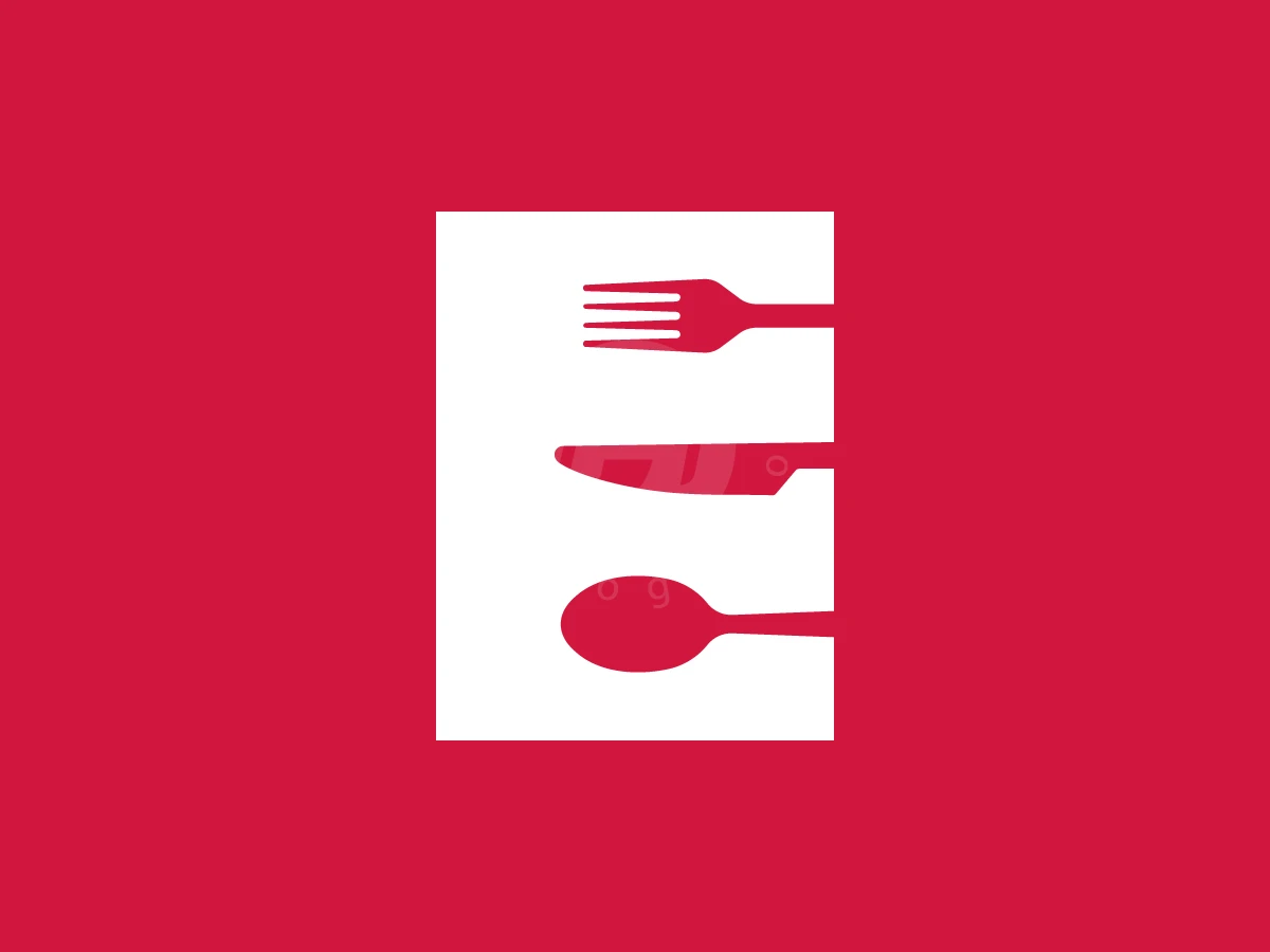 Culinary Letter E Logo - Food Logo design by M zahid for sale on Highlogo