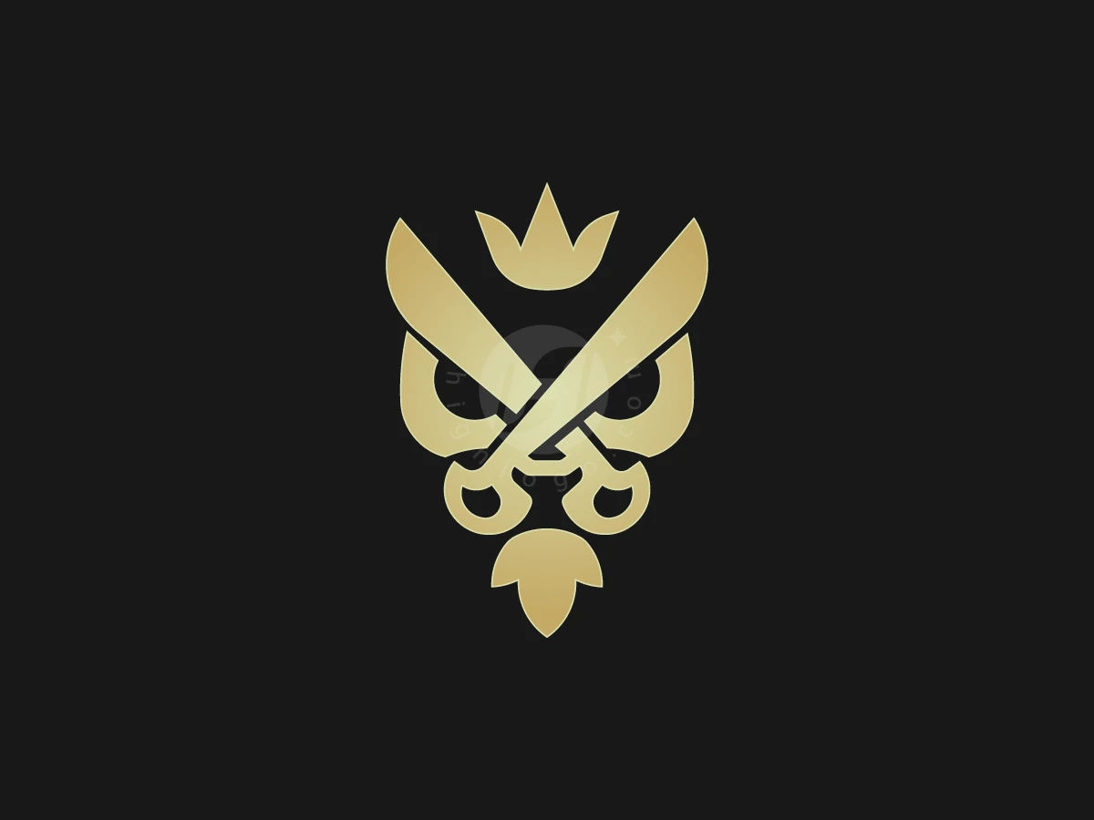 Regal Lion Scissors Logo - Fashion Logo design by M zahid for sale on Highlogo