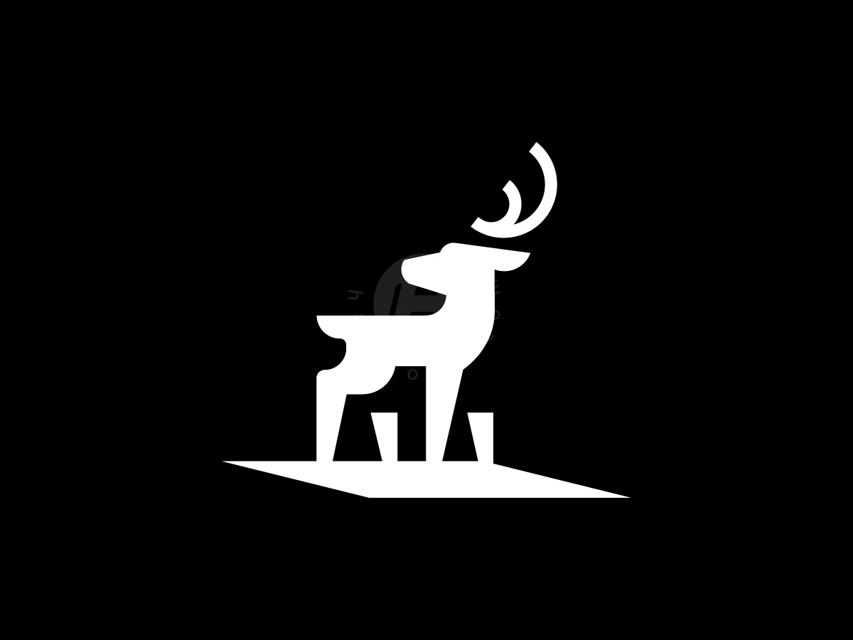 Modern And Minimalist Deer Logo - Abstract Logo design by M zahid for sale on Highlogo