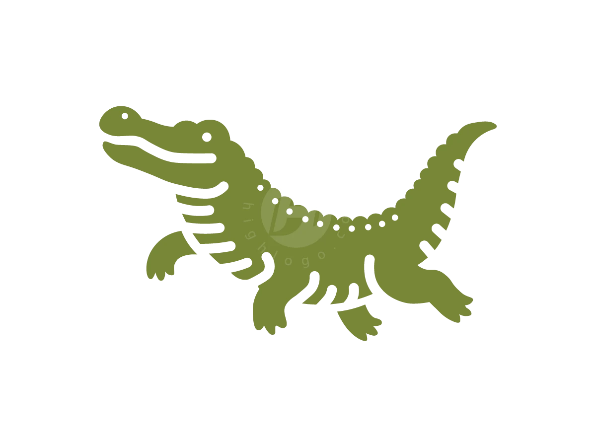 Minimalistic Crocodile Logo - Animal Logo design by M zahid for sale on Highlogo