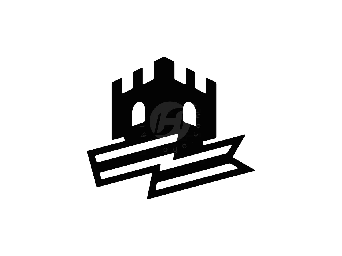 Iconic Castle And Flag Logo - Real Estate Logo design by Iwan Yulianto for sale on Highlogo