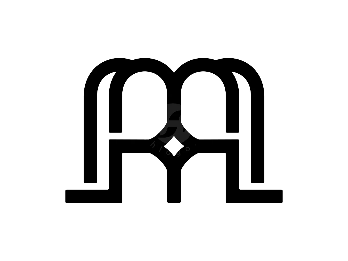 Modern Letter M Star Logo - Logo Logo design by Iwan Yulianto for sale on Highlogo