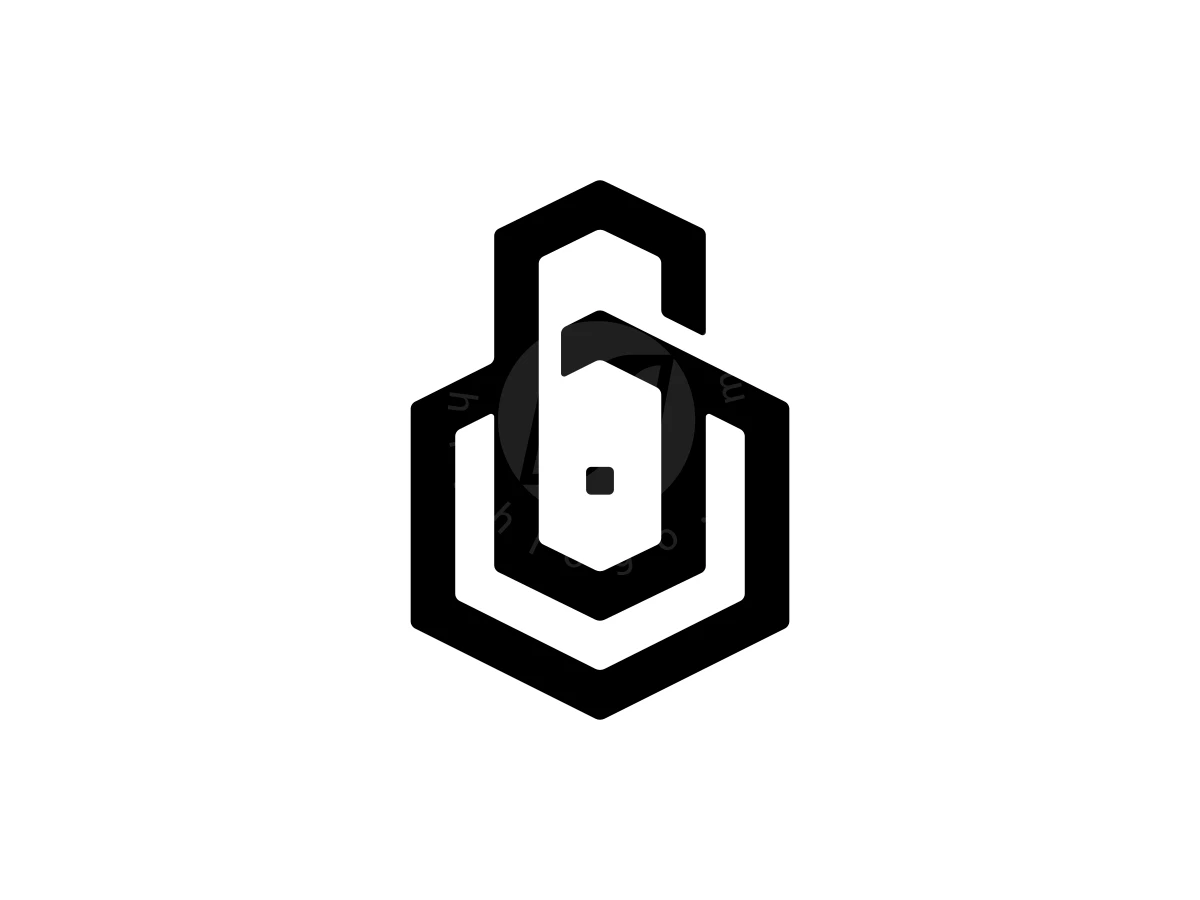 Iconic Letter G Lock Logo - preview 1