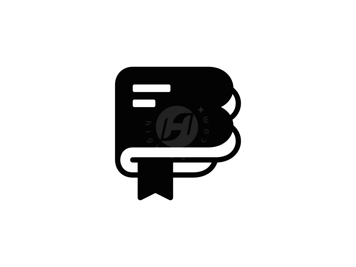 Iconic Letter B Book Logo - General Logo design by Iwan Yulianto for sale on Highlogo