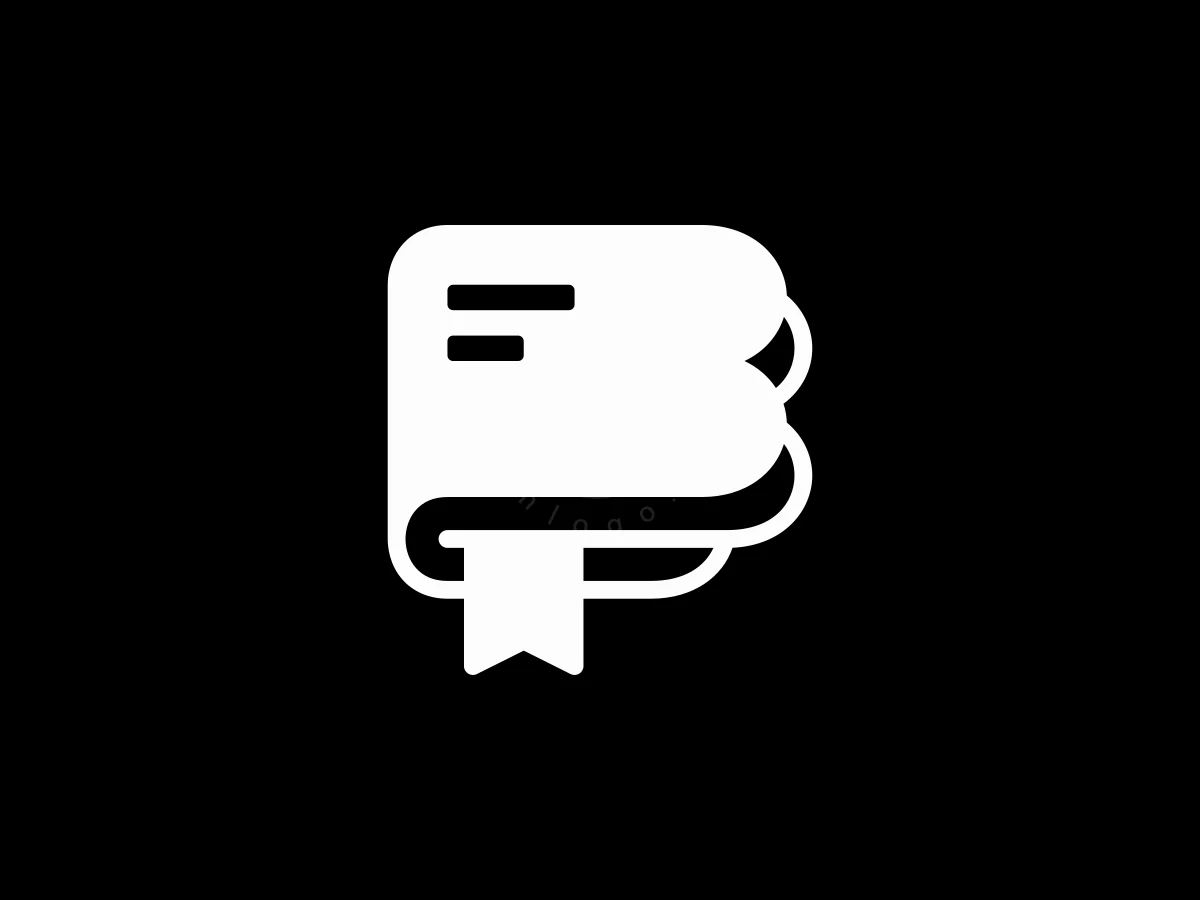 Iconic Letter B Book Logo - preview 1