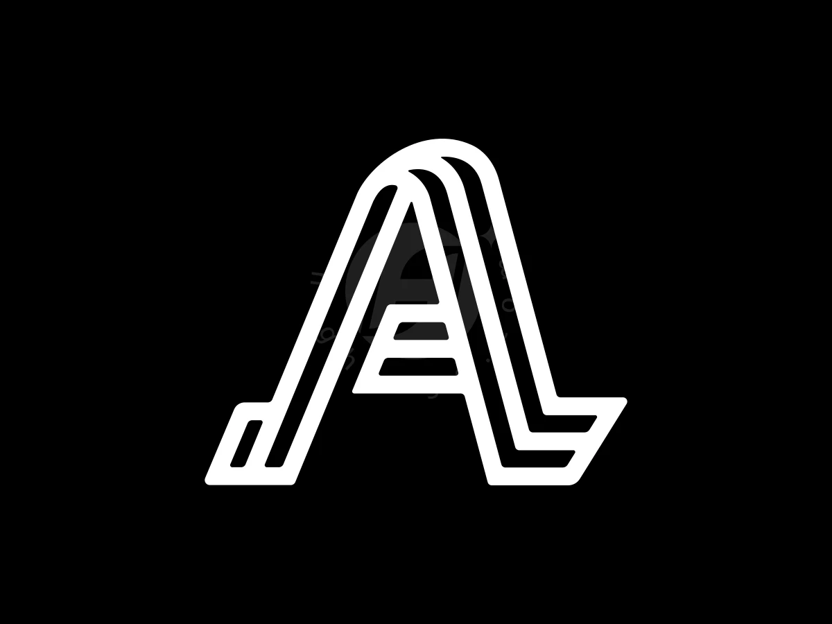 Modern Letter A Lines Logo - Logo Logo design by Iwan Yulianto for sale on Highlogo