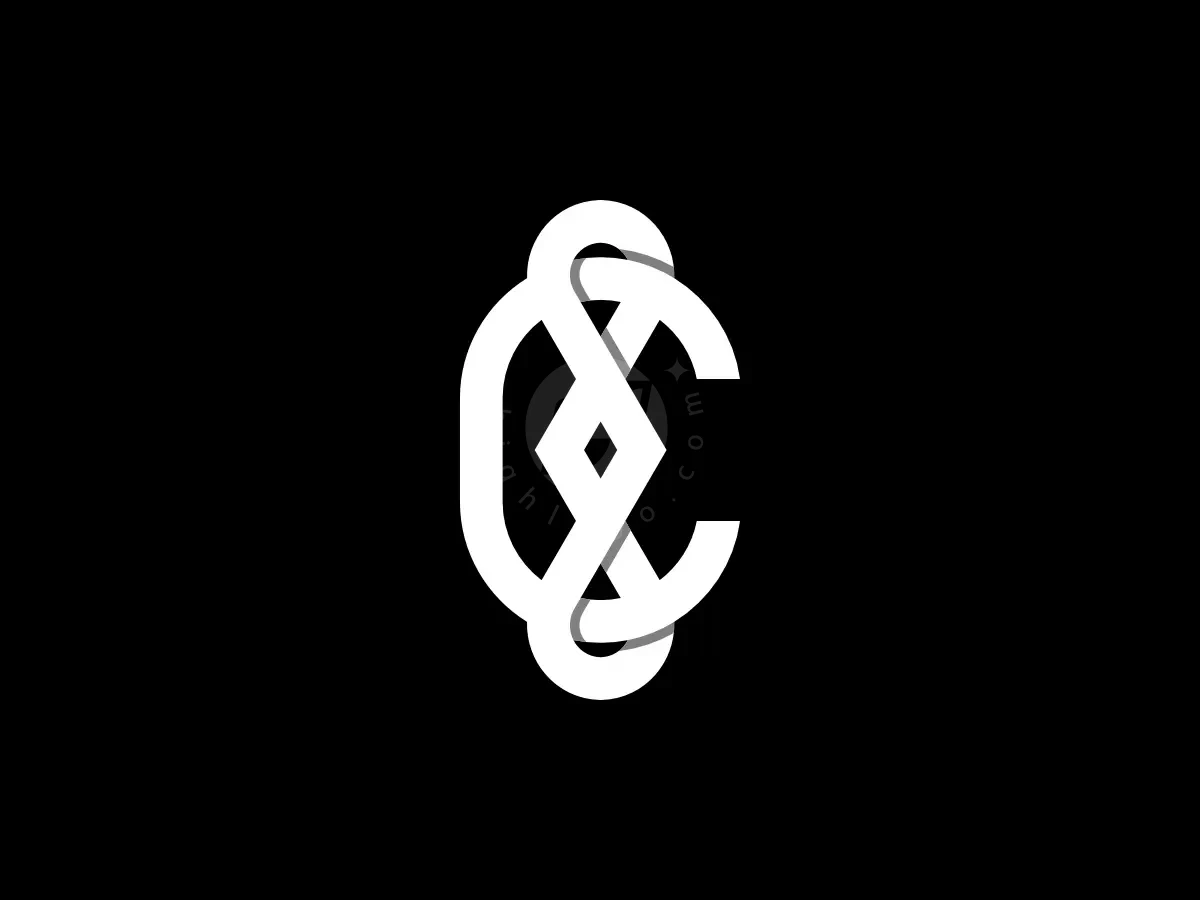 Letter C Diamond Celtic Knotwork Monogram Logo - Fashion Logo design by Proffartline for sale on Highlogo
