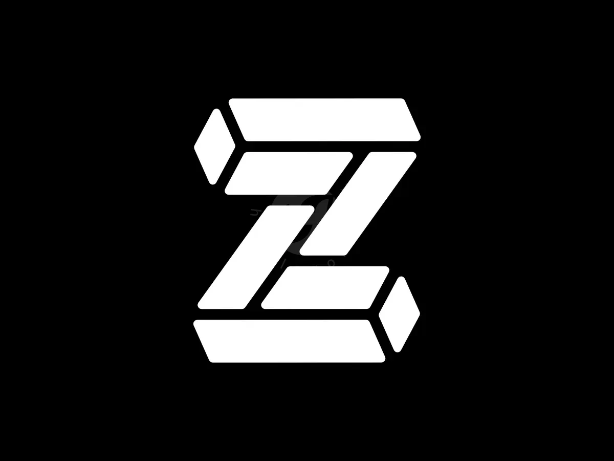 Letter Z Initial N Puzzle Geometric Line Logo - Media Logo design by Proffartline for sale on Highlogo