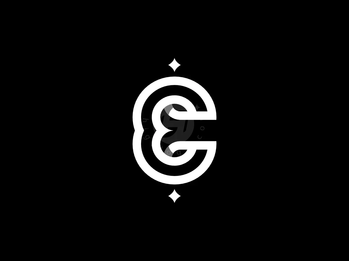 Letter E Number 3 Star Dynamic Line Logo - Fashion Logo design by Proffartline for sale on Highlogo