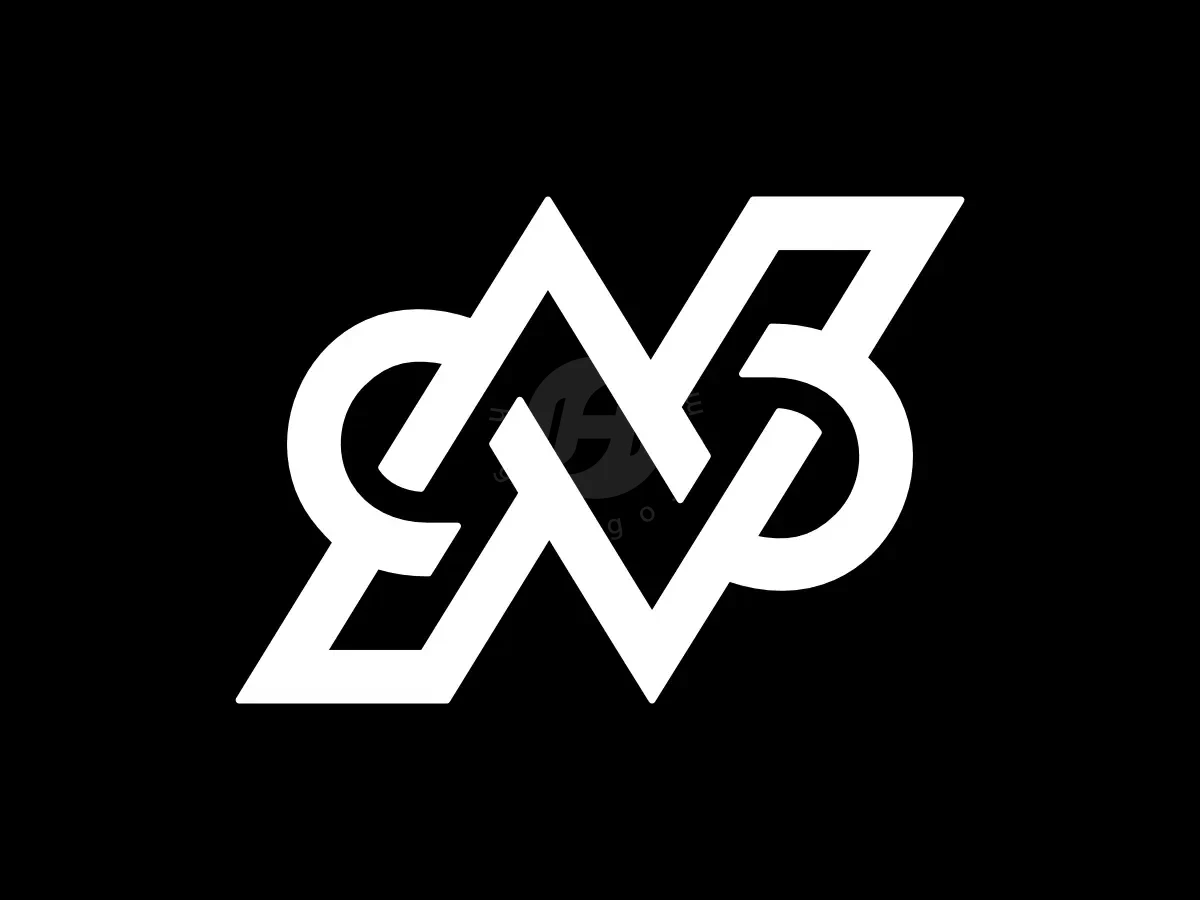 Letter N Celtic Knotwork Monoline Logo - Media Logo design by Proffartline for sale on Highlogo