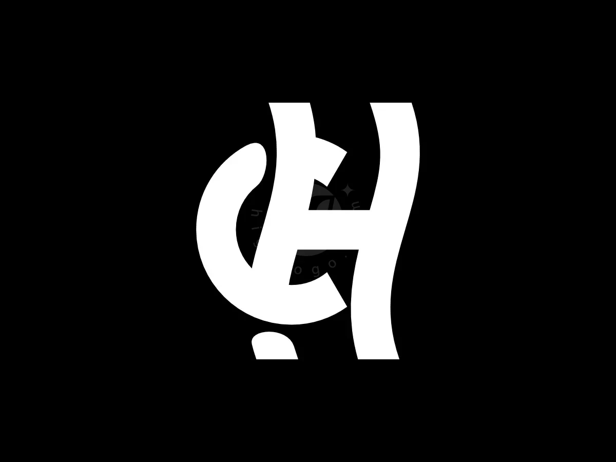 Letter Ch Initial Hc Flexible Line Logo - Media Logo design by Proffartline for sale on Highlogo