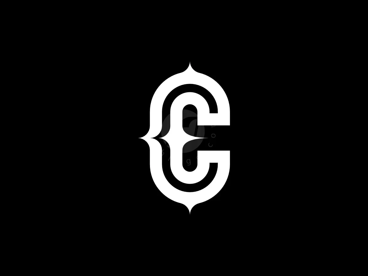 Letter Ec Initial Ce Gothic Lettermark Logo - Fashion Logo design by Proffartline for sale on Highlogo