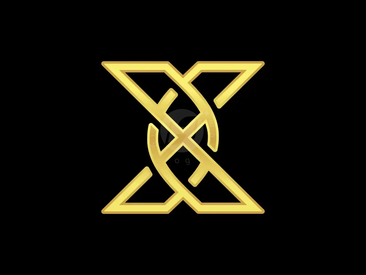 Letter Xc Cx Initial Cc Gold Line Logo - Real Estate Logo design by Proffartline for sale on Highlogo