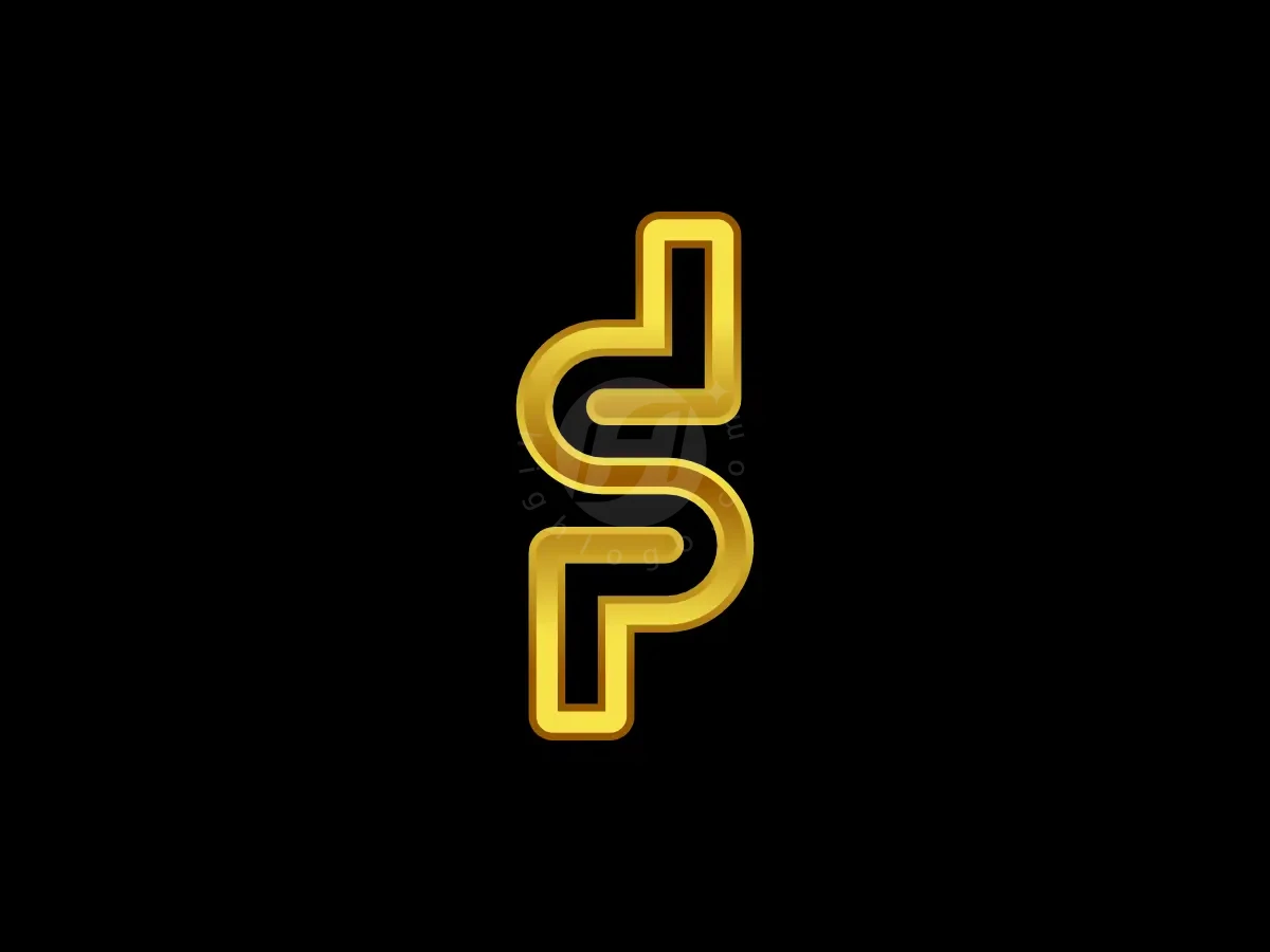 Letter Sdp Initial Dsp Golden Line Logo - Real Estate Logo design by Proffartline for sale on Highlogo