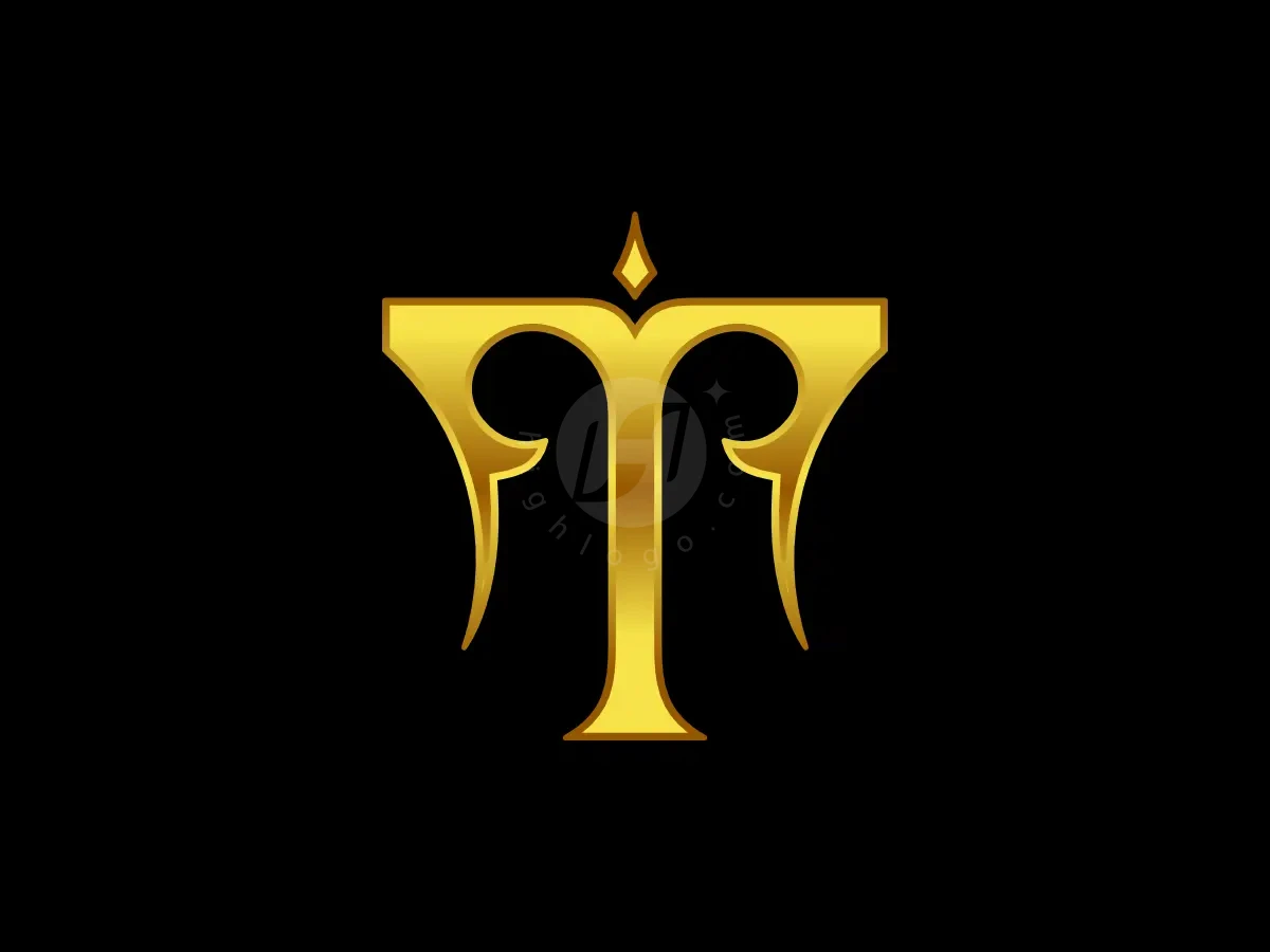 Letter T Diamond Elegant Gold Line Logo - Fashion Logo design by Proffartline for sale on Highlogo