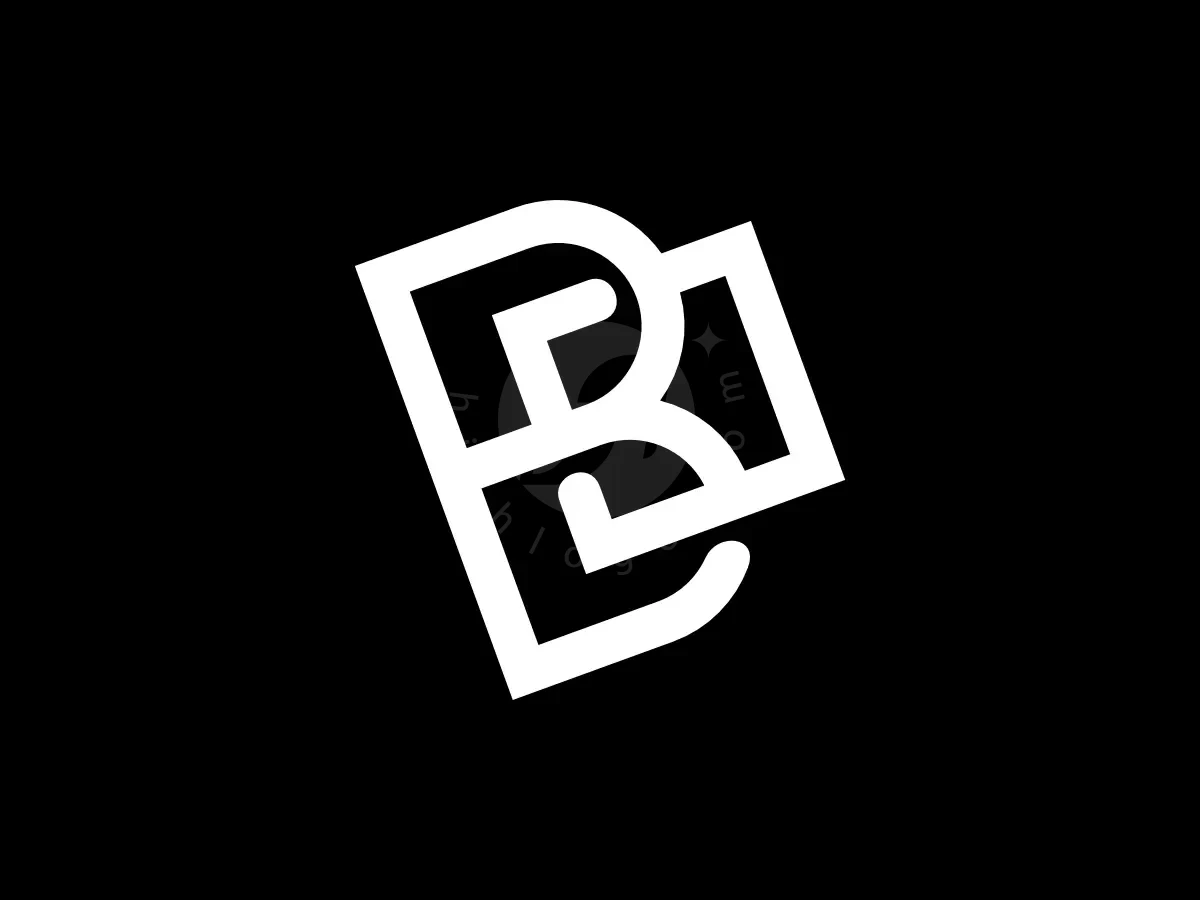 Letter B Square Geometric Line Logo - Technology Logo design by Proffartline for sale on Highlogo