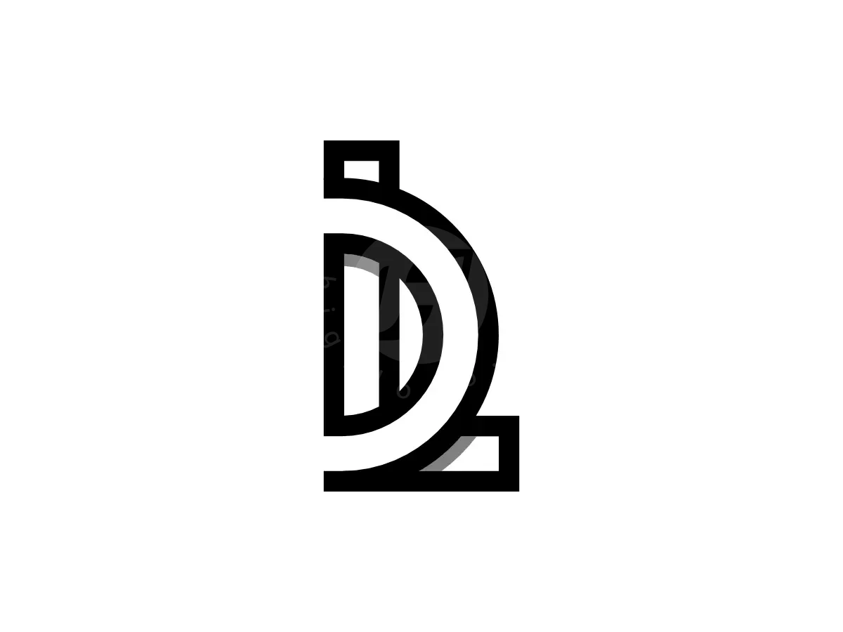 Letter Dl Initial Ld Monogram Logo - Media Logo design by Proffartline for sale on Highlogo