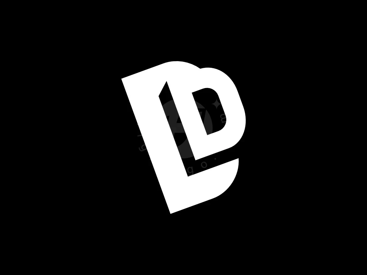 Letter Dd Double D Lettermark Logo - Media Logo design by Proffartline for sale on Highlogo
