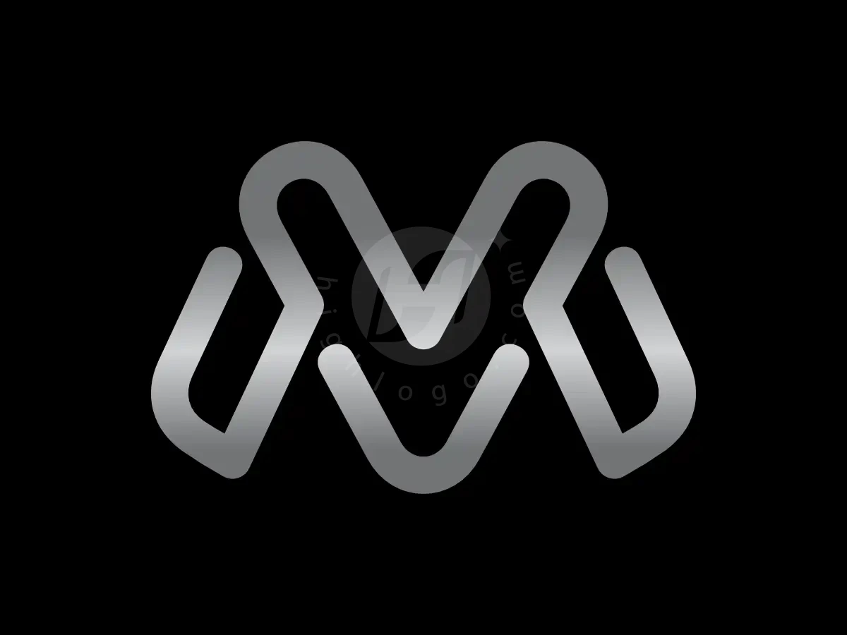 Letter VM Initial MV Luxury Line Logo - Financial Logo design by Proffartline for sale on Highlogo