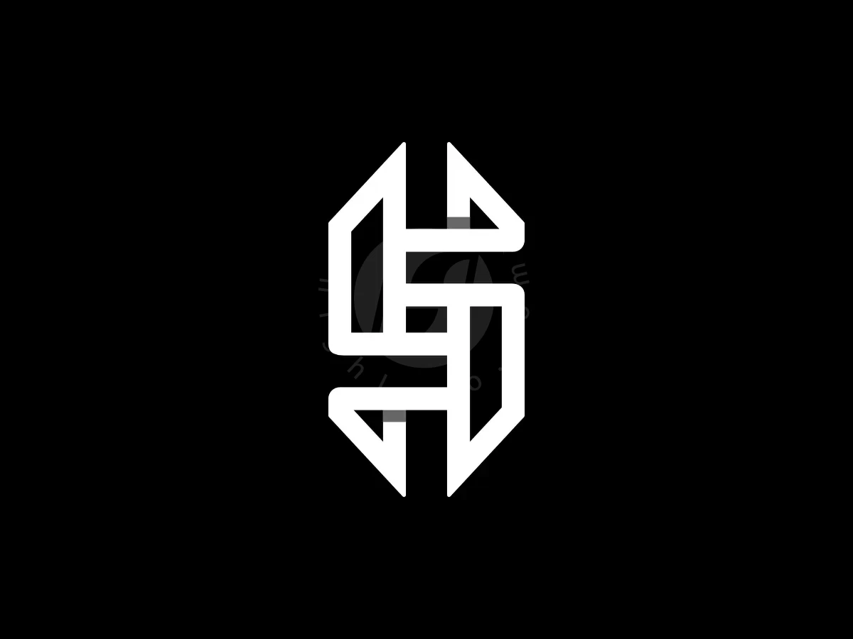 Letter Sh Hl Initial Hs Lh Monogram Logo - Financial Logo design by Proffartline for sale on Highlogo