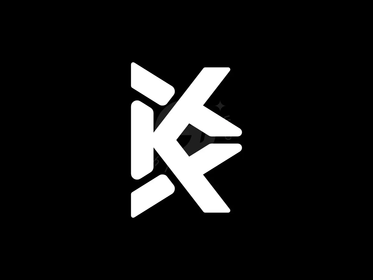 Letter AK Initial KA Strong Line Logo - Sports Logo design by Proffartline for sale on Highlogo
