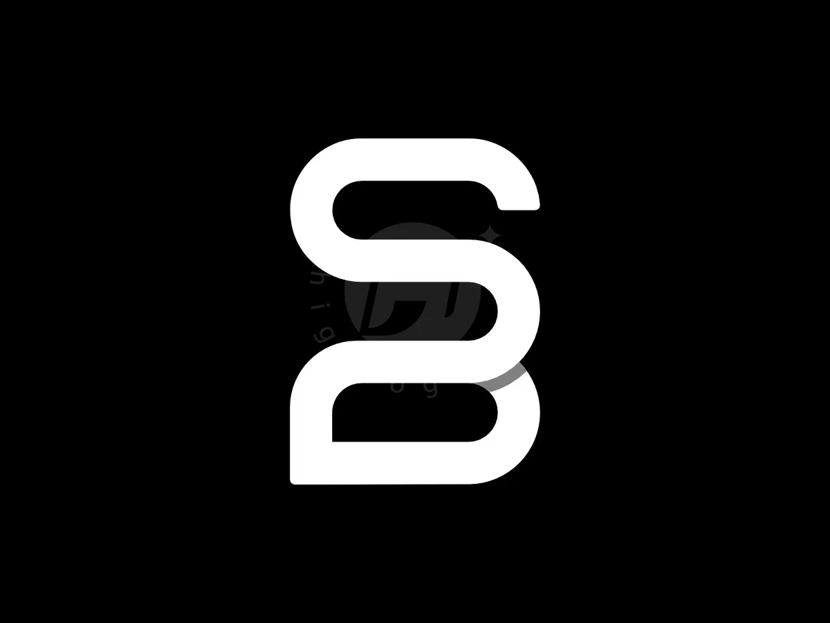 Letter SB Initial BS Monogram Logo - Media Logo design by Proffartline for sale on Highlogo