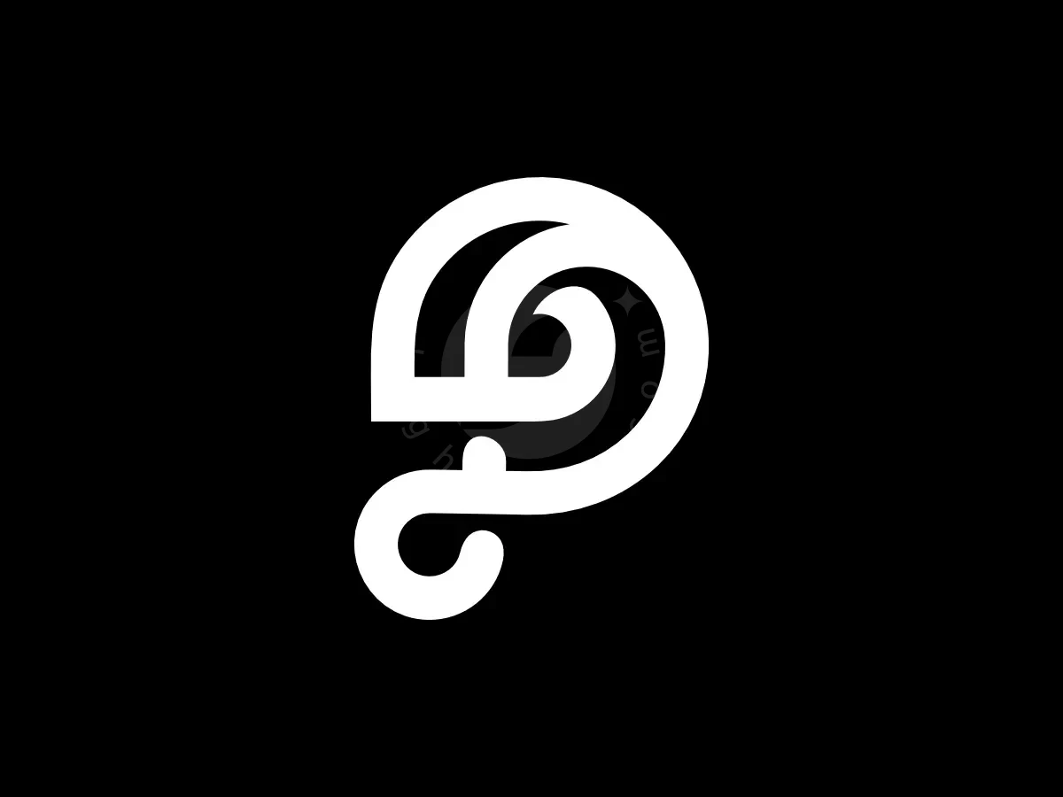 Letter P Infinity Loop Monogram Logo - Media Logo design by Proffartline for sale on Highlogo