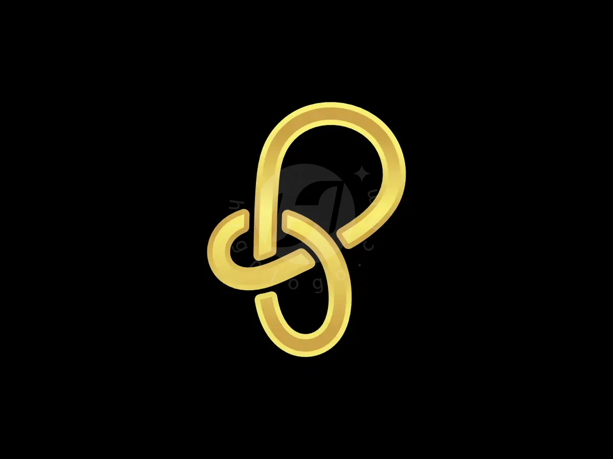 Letter B Gold Line Knotwork Monogram Logo - Real Estate Logo design by Proffartline for sale on Highlogo