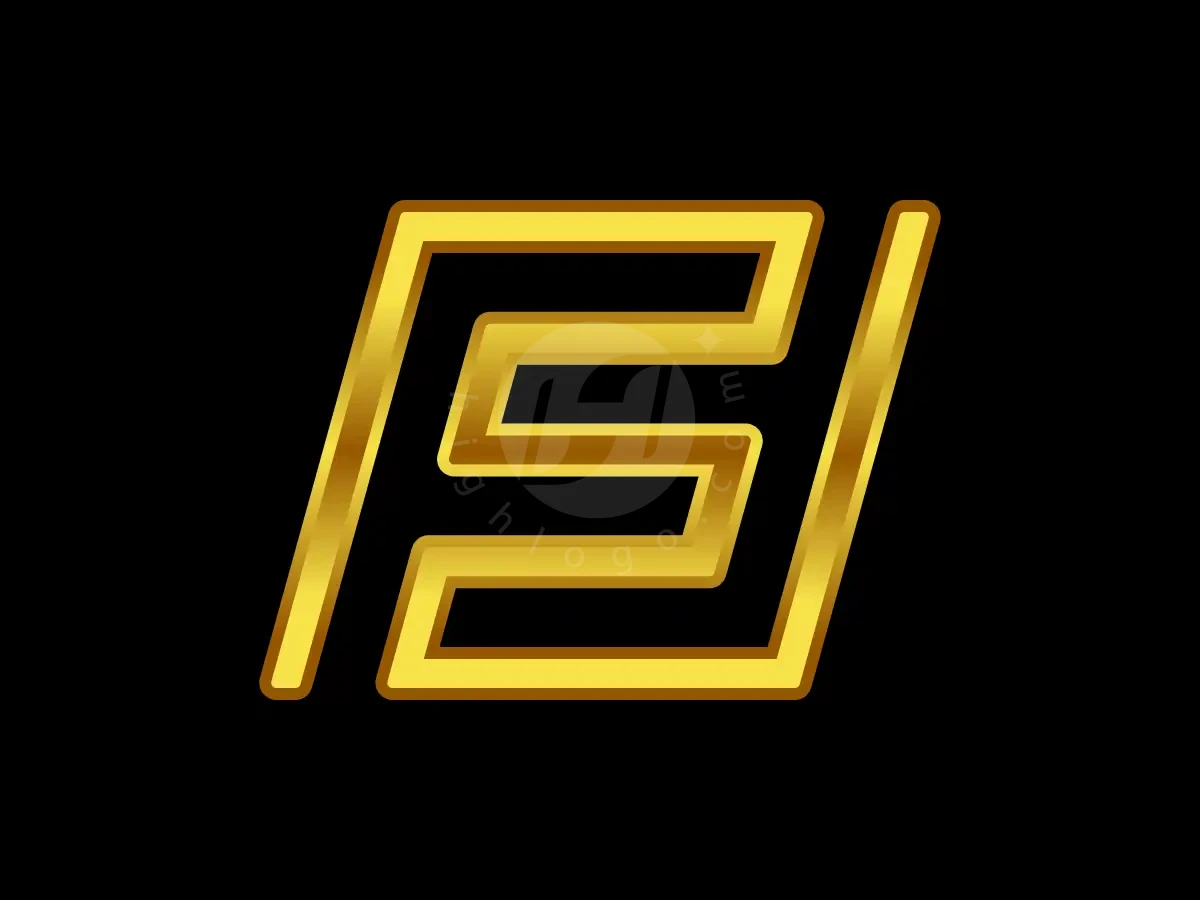 Letter FF SF Initial FS Golden Lettermark Logo - Fashion Logo design by Proffartline for sale on Highlogo