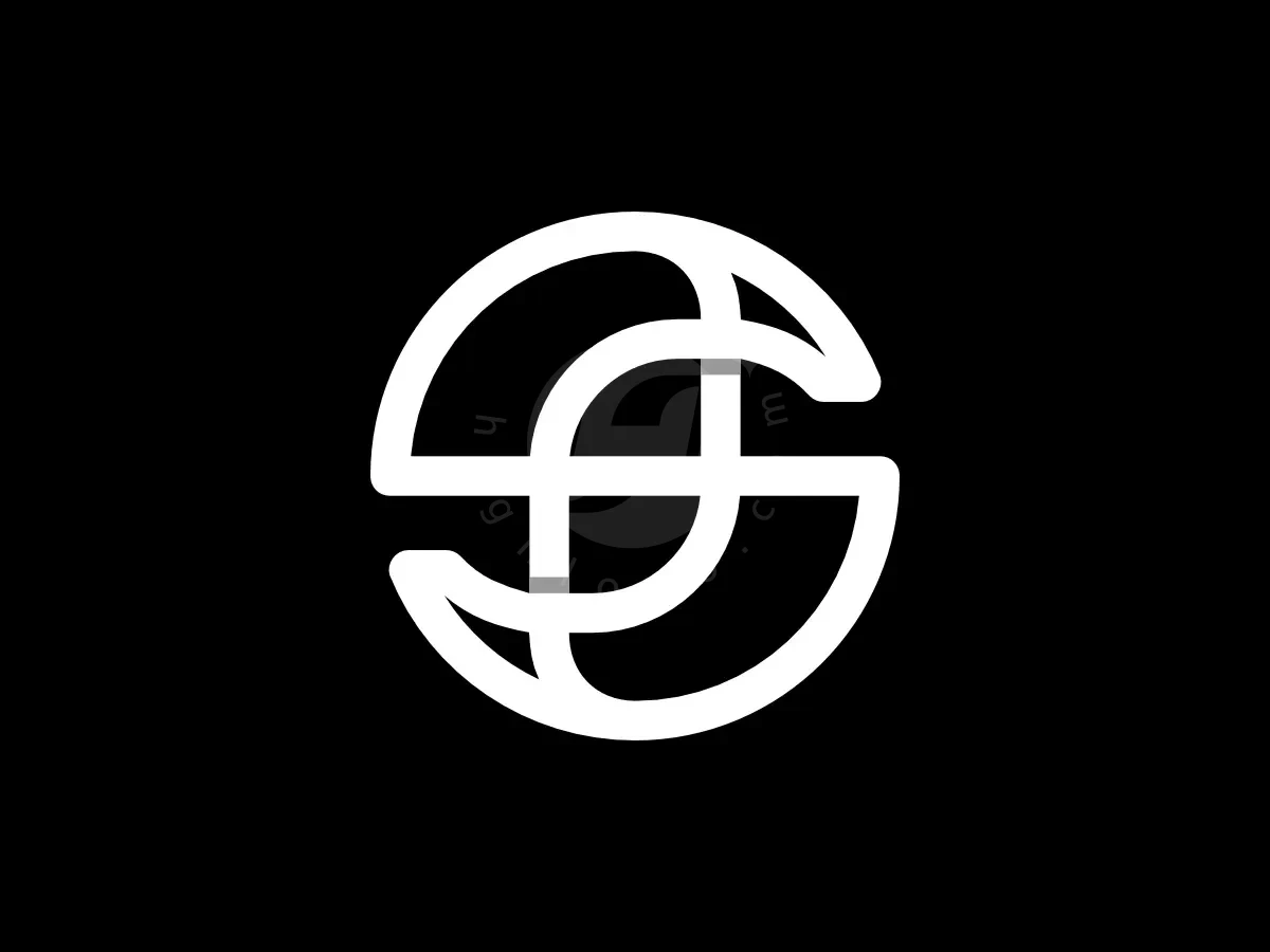 Letter S Geometric Dynamic Line Monogram Logo - Media Logo design by Proffartline for sale on Highlogo
