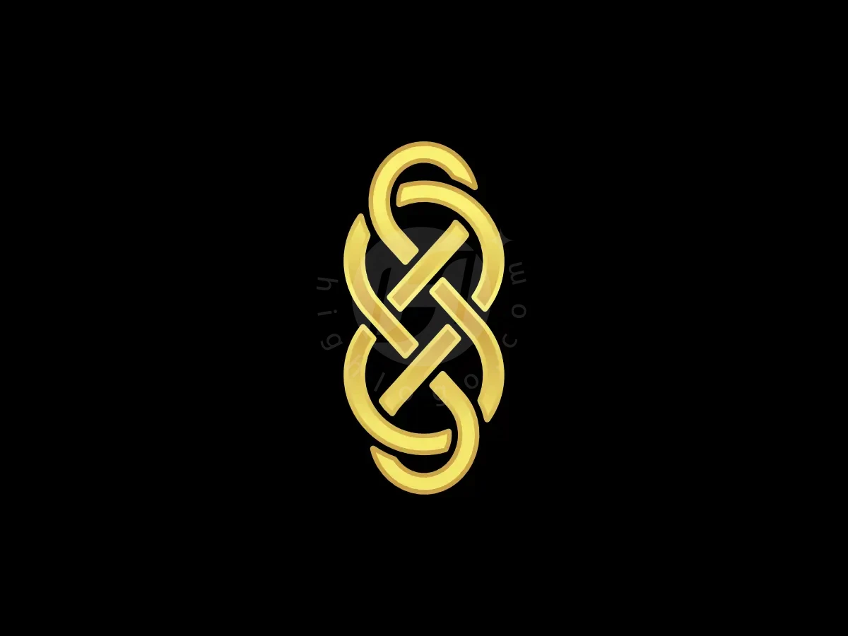 Number 8 Nordic Infinity Knotwork Lettermark Logo - Real Estate Logo design by Proffartline for sale on Highlogo