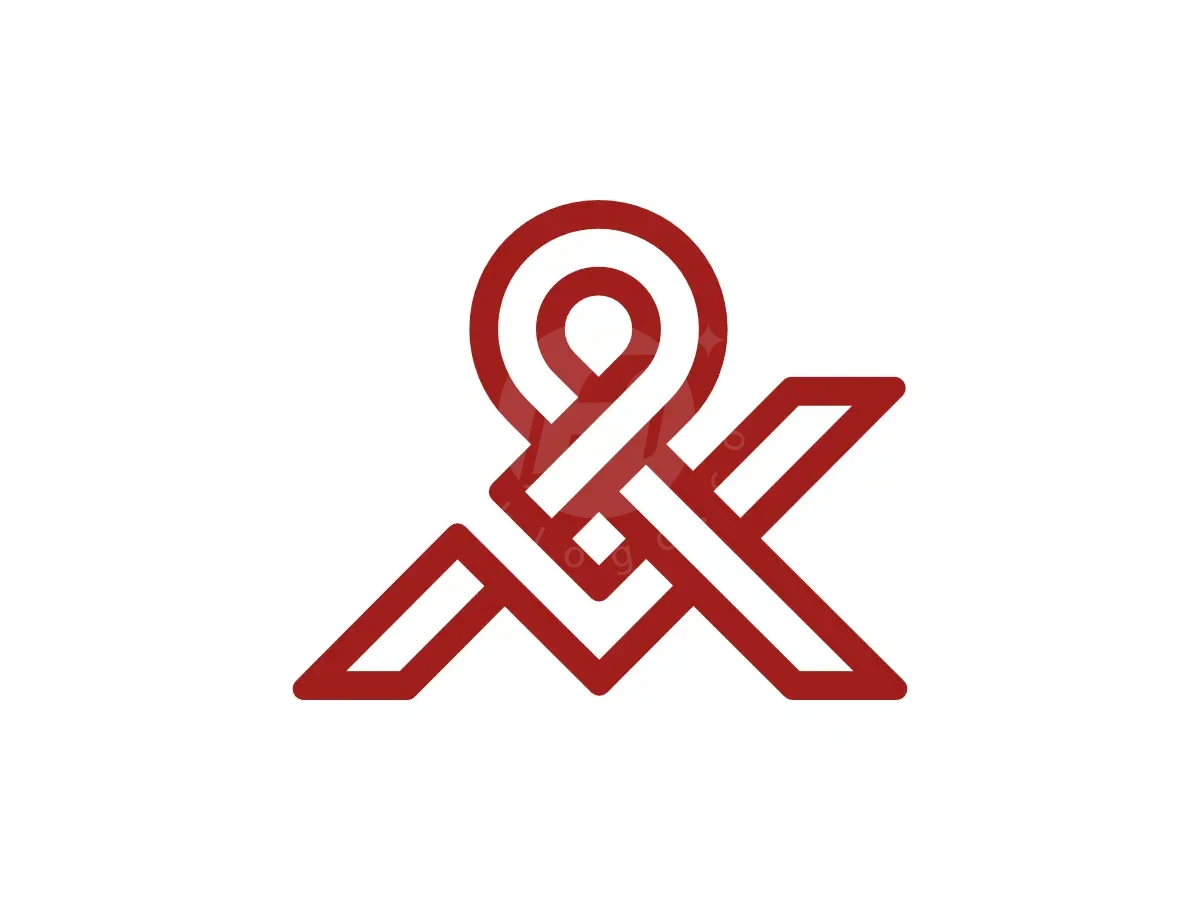 Letter A Checklist Monoline Monogram Logo - Financial Logo design by Proffartline for sale on Highlogo