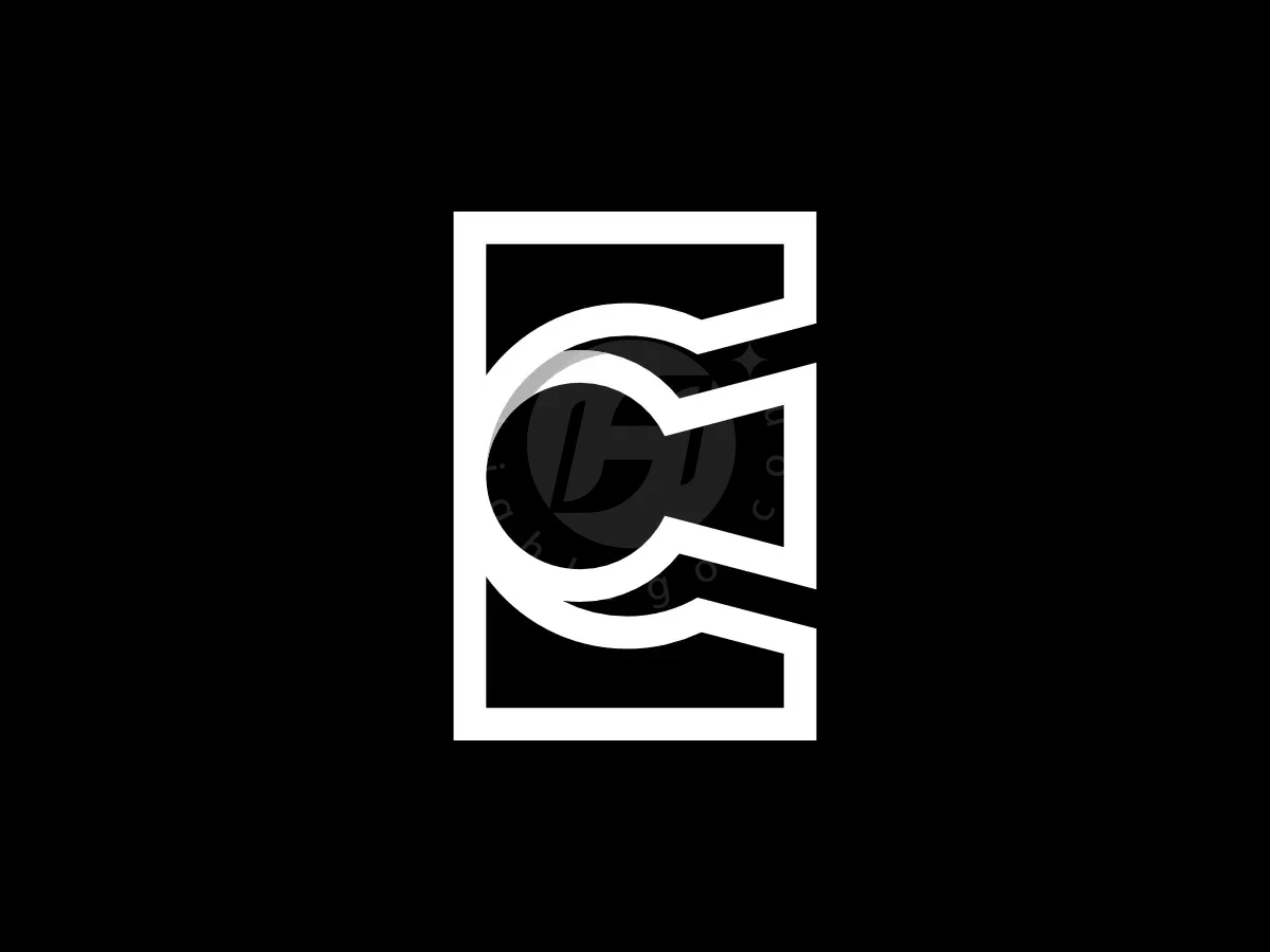 Letter E Keyhole Geometric Line Lettermark Logo - Real Estate Logo design by Proffartline for sale on Highlogo