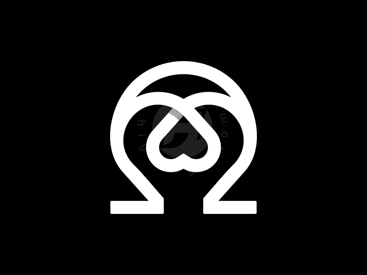 Omega Love Dynamic Line Logo - Fashion Logo design by Proffartline for sale on Highlogo
