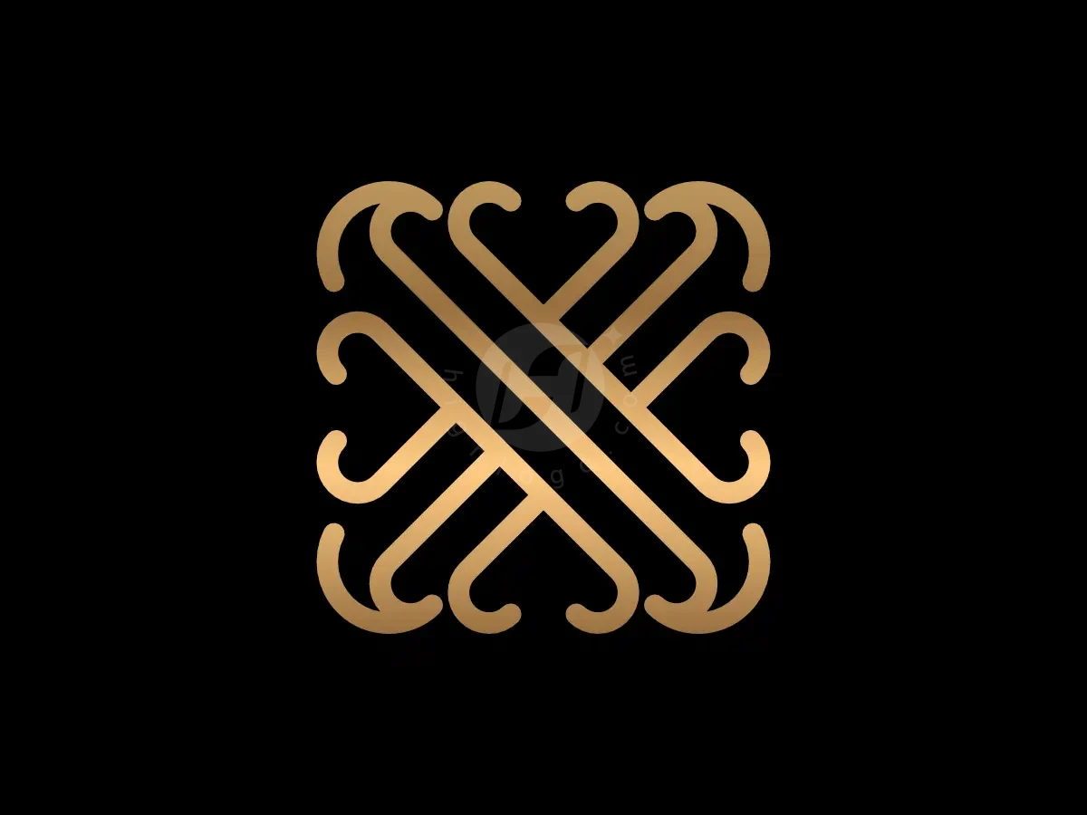 Letter X Ornament Elegant Logo - Real Estate Logo design by Proffartline for sale on Highlogo