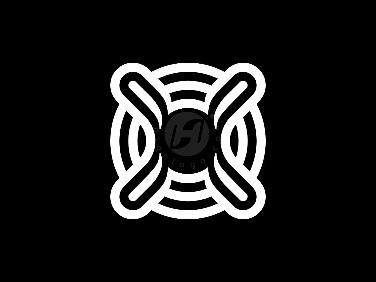 Letter Ox Initial Xo Dynamic Line Monogram Logo - Technology Logo design by Proffartline for sale on Highlogo