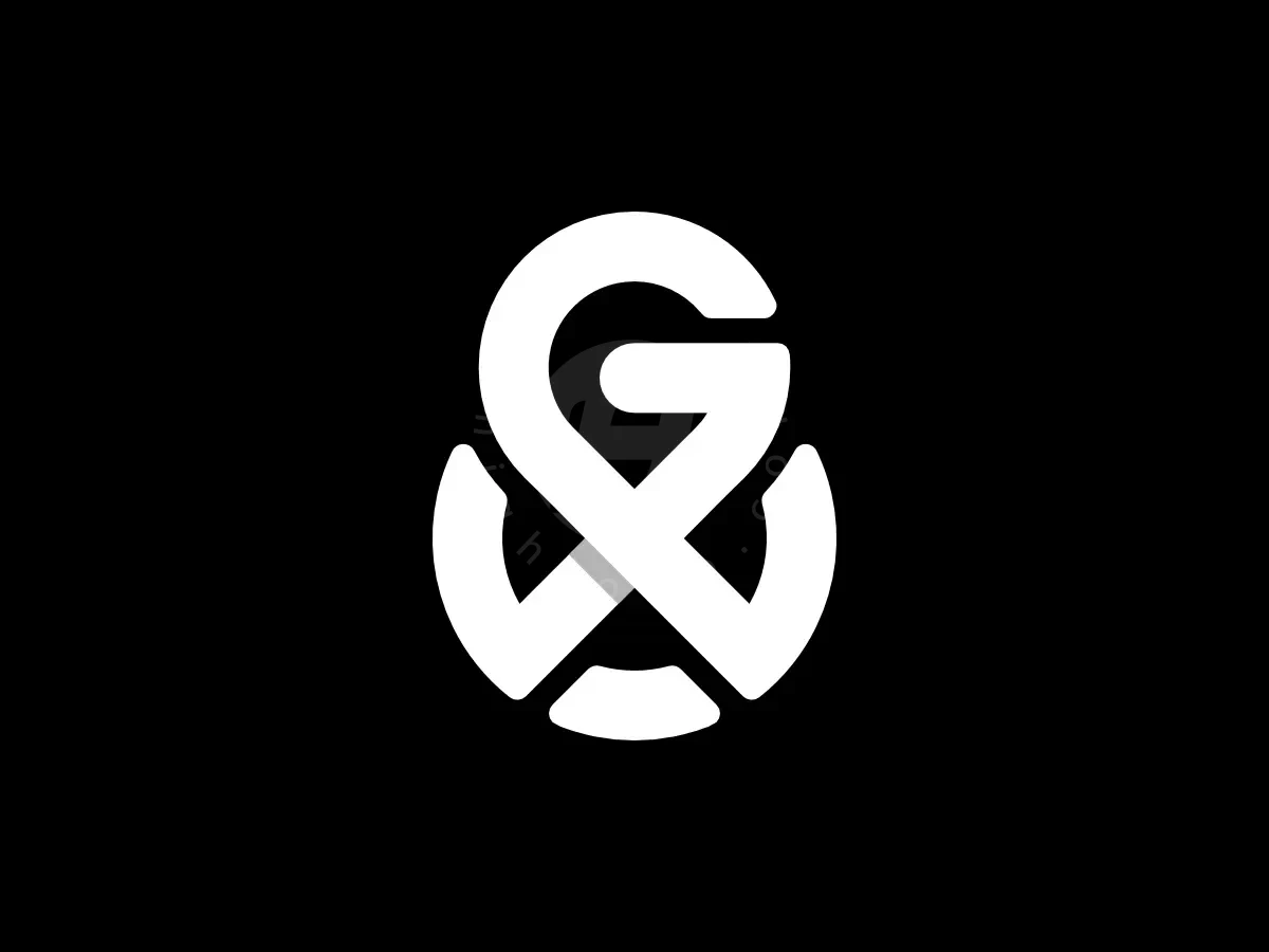 Letter WG Initial GW Pin Map Location Monogram Logo - Travel Logo design by Proffartline for sale on Highlogo