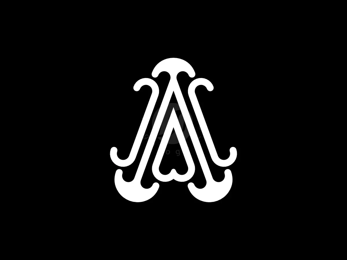 Letter A Mushroom Plant Nature Monogram Logo - Food Logo design by Proffartline for sale on Highlogo