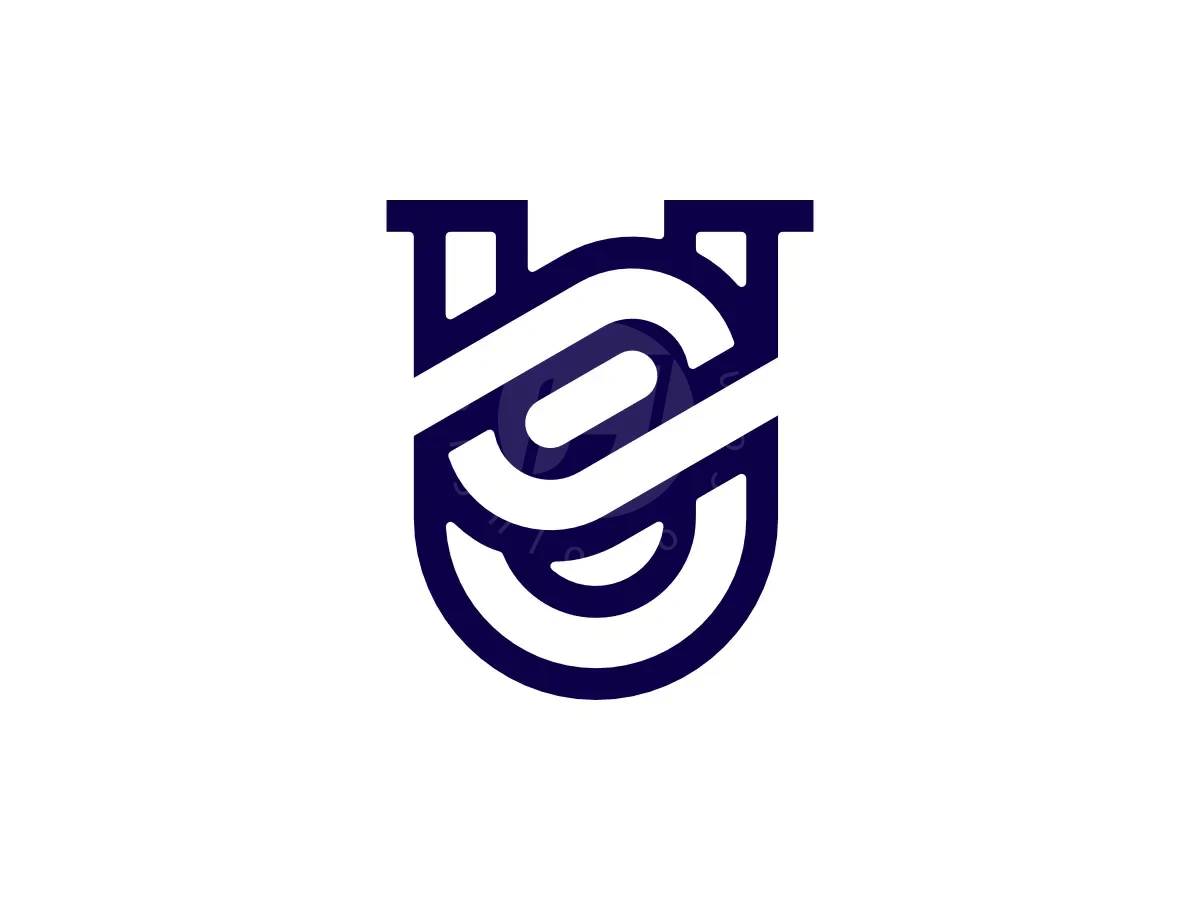 Letter UO Initial OU Monogram Logo - Technology Logo design by Proffartline for sale on Highlogo