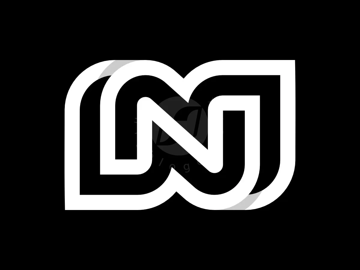 Letter NN Double N Dynamic Line Monogram Logo - Real Estate Logo design by Proffartline for sale on Highlogo