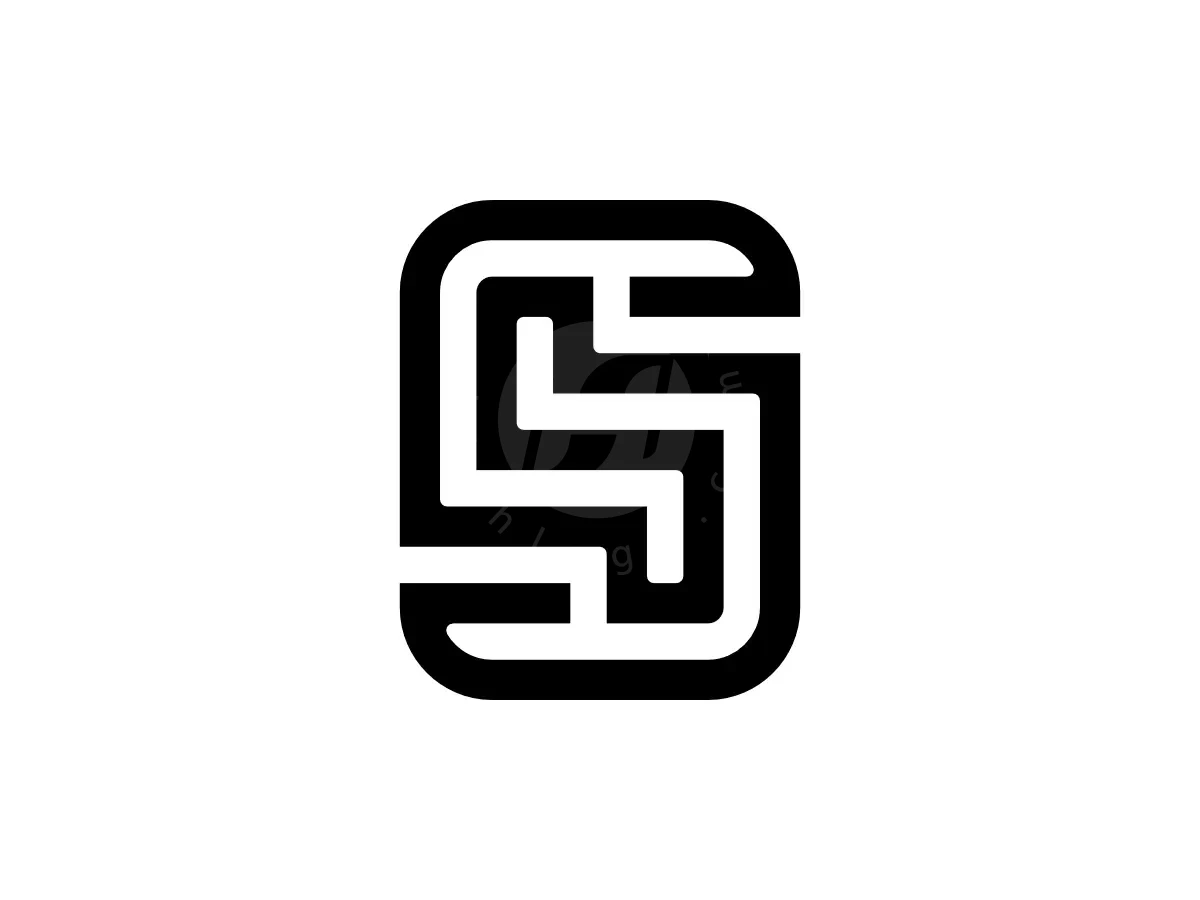 Letter S Labyrinth Dynamic Line Monogram Logo - Financial Logo design by Proffartline for sale on Highlogo