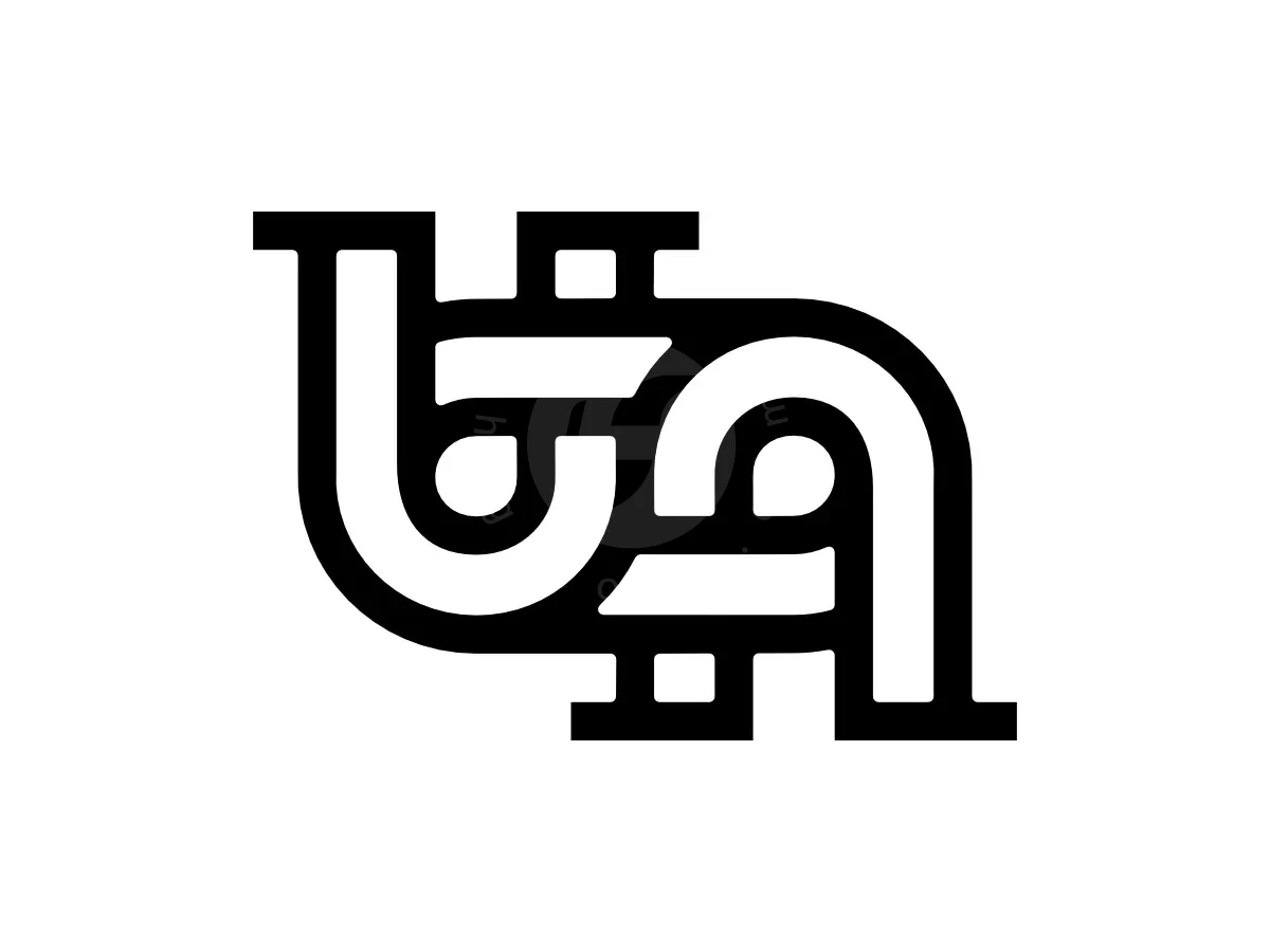 Letter UN NU Initial UA AU Celtic Knotwork Logo - Media Logo design by Proffartline for sale on Highlogo